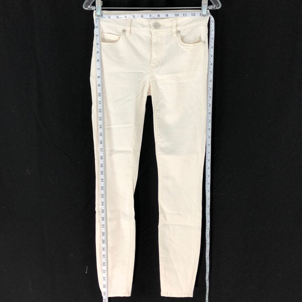 Ann Taylor Loft leggins Cream color size 0 a1